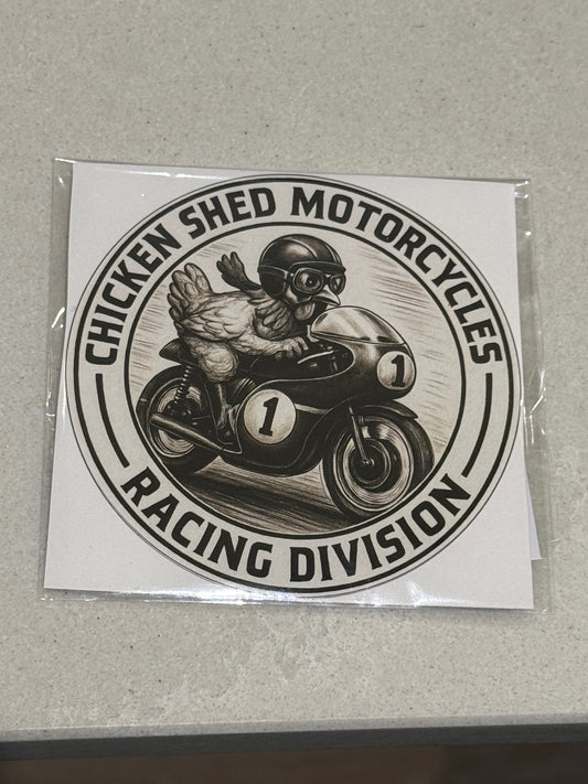 CHICKEN SHED MOTORCYCLES STICKER PACK 1